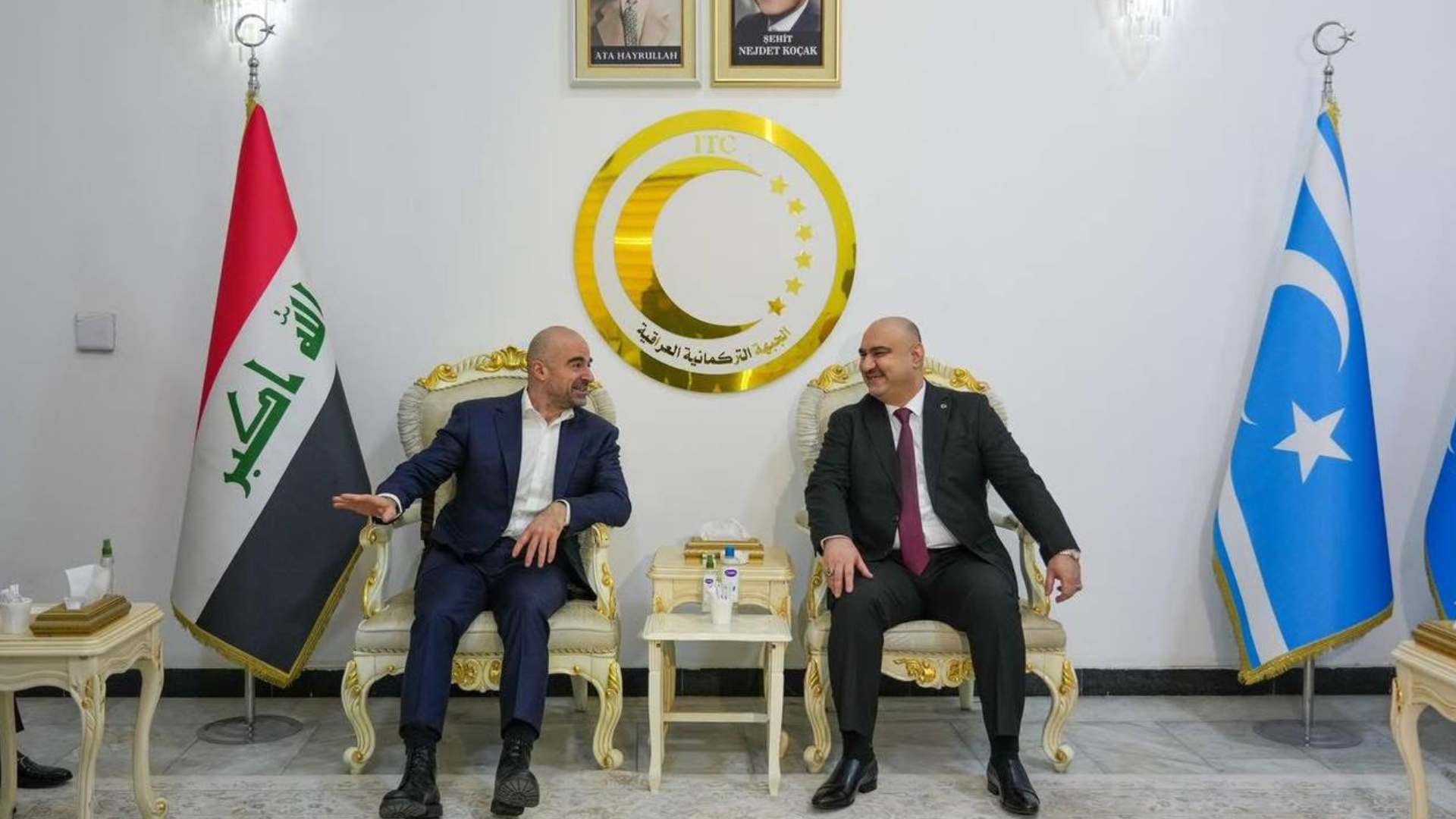 الرئيس بافل ومحمد سمعان يؤكدان ضرورة تشكيل حكومة فاعلة في العراق